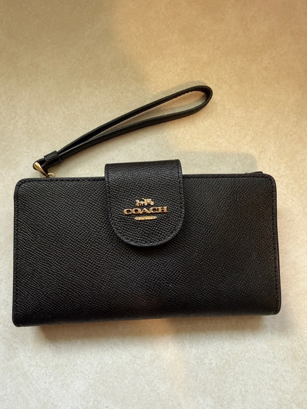 Coach Cross Grain Tech Wallet/Wristlet.